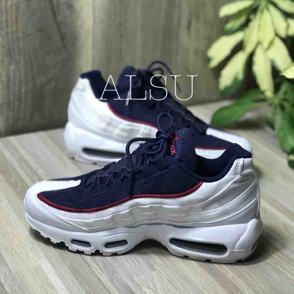 Sold out Nike Air Max 95 LX White Blue W - Picture 7 of 7